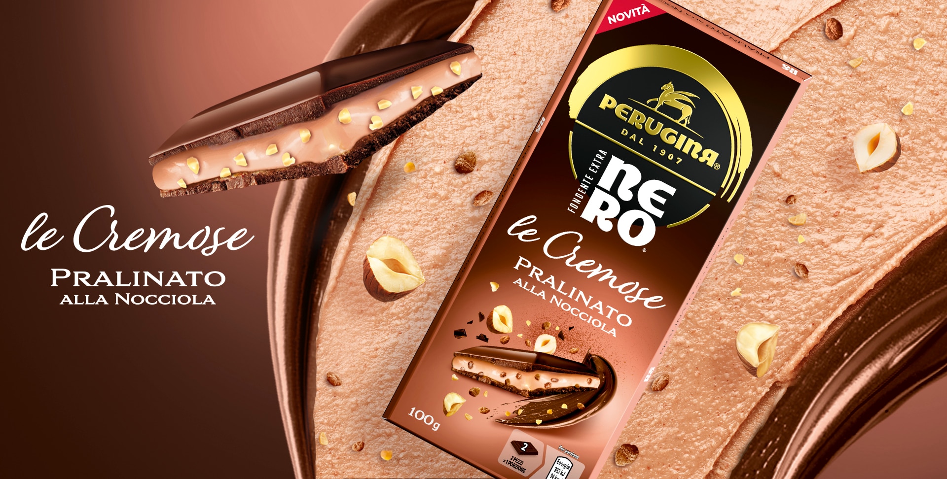 Perugina® nero® le Cremose pralinato