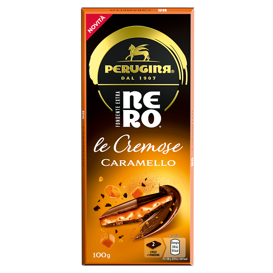 Tavoletta Perugina® Nero® Le Cremose al caramello