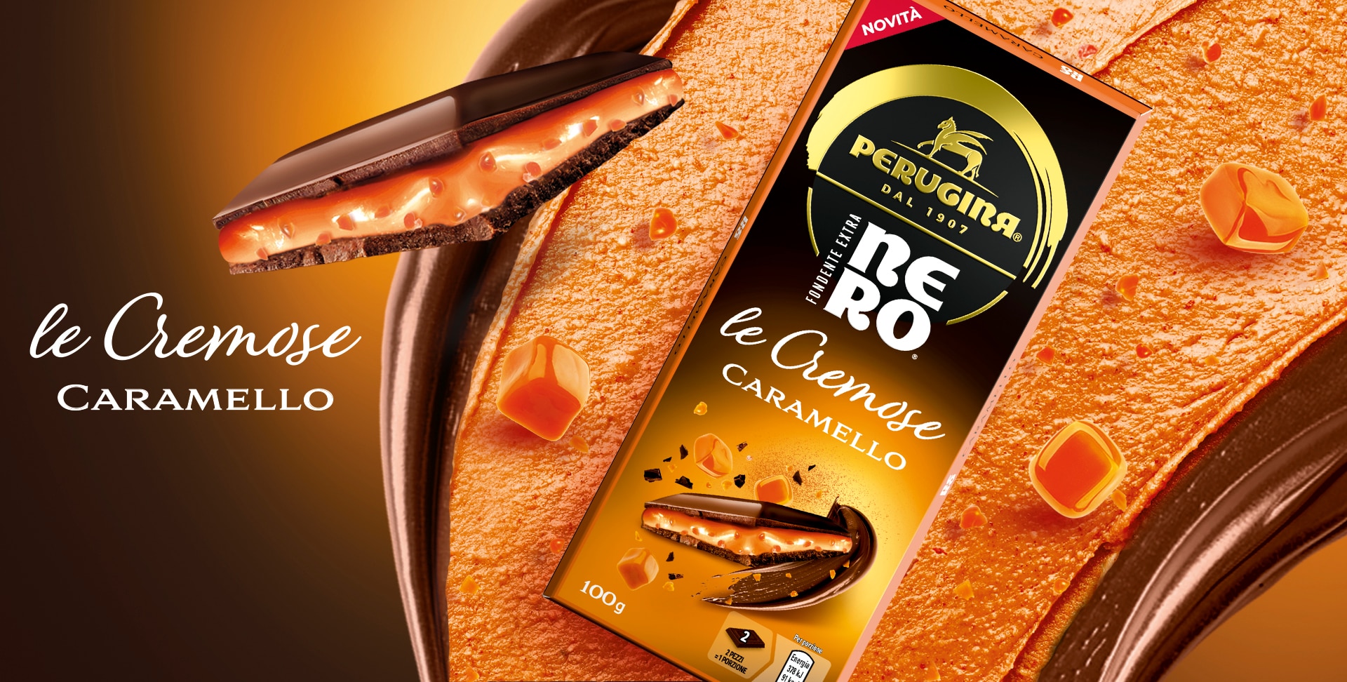 Perugina® Nero® Le Cremose al Caramello