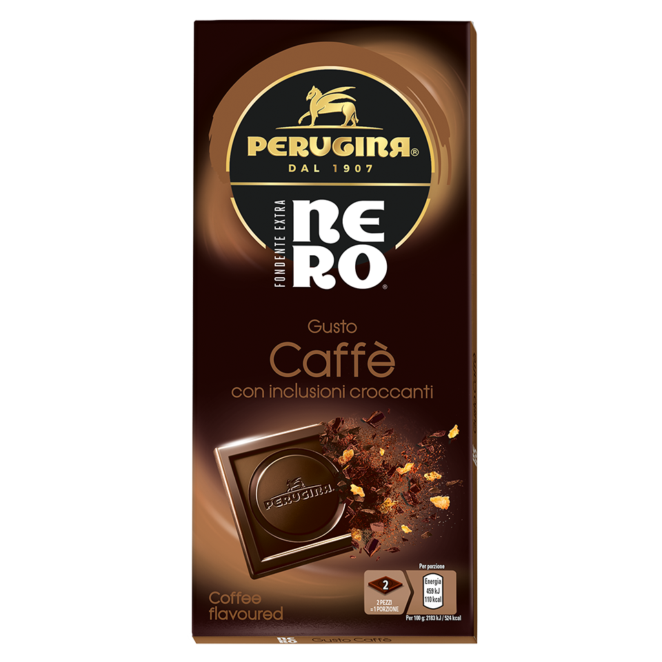 Tavoletta Perugina Nero Fondente Extra e Caffè