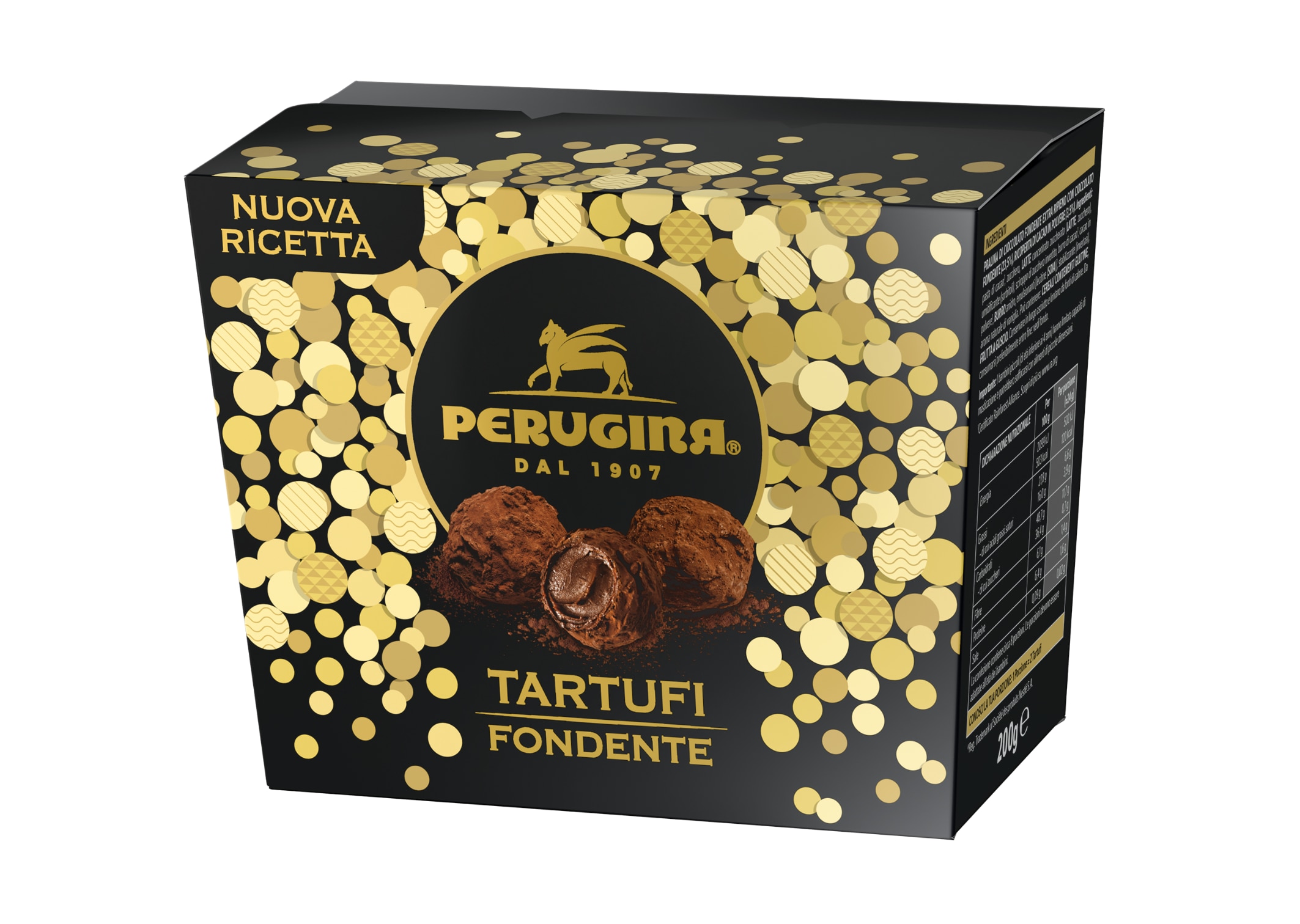 tartufi al cioccolato fondente perugina® 200g