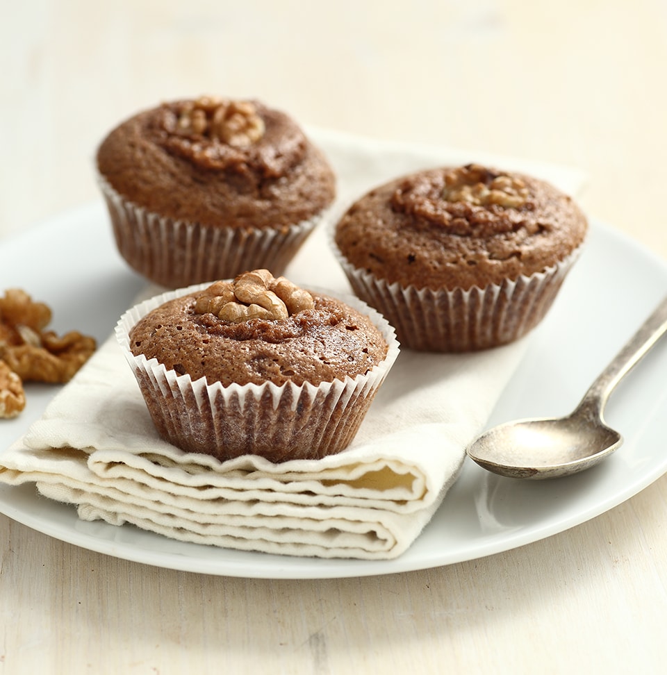 Ricetta buns con cacao, noci e uvetta