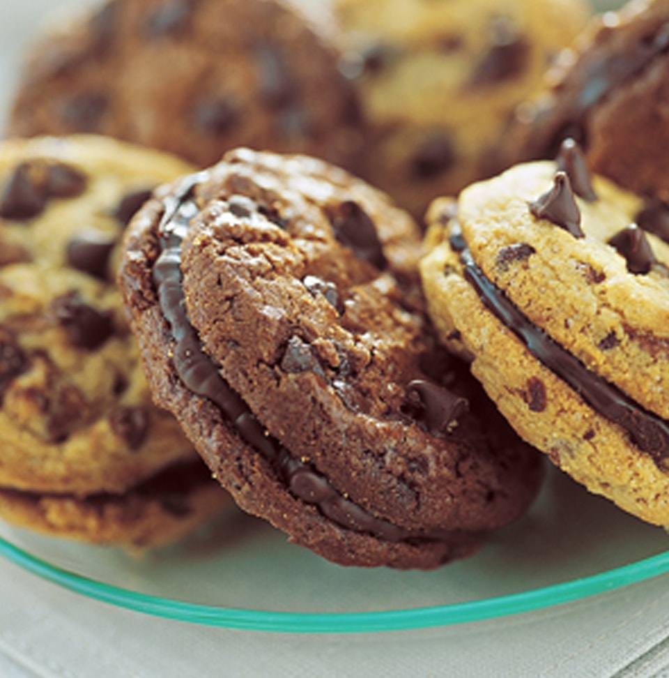 Biscotti con gocce di cioccolato fondente