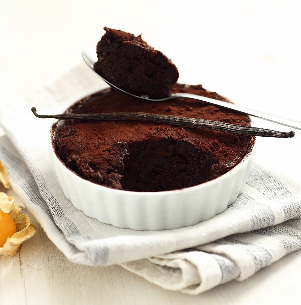 Ricetta gateaux fondente, morbido tortino con cuore di cioccolato fondente, semplice e veloce da preparare