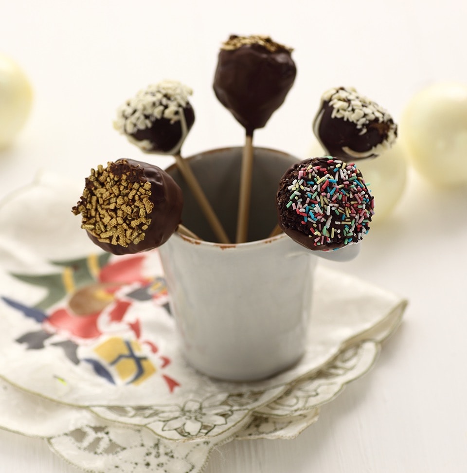 Lollipops al cioccolato fondente Perugina, detti anche Cake Pop, sono i dolcetti perfetti per le feste di compleanno