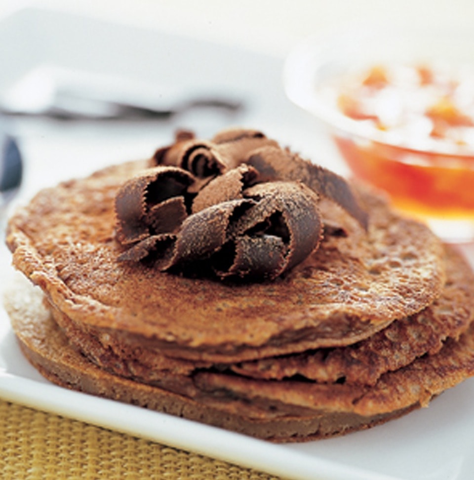 Ricetta Pancakes all’arancia, rivisitazione della classica colazione americana con cacao e cioccolato fondente Perugina®