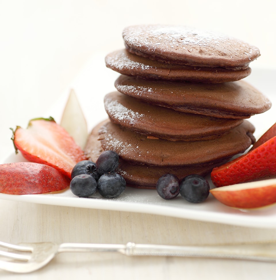 Pancakes al cacao Perugina®, golosa variante del tipico dolce degli Stati Uniti