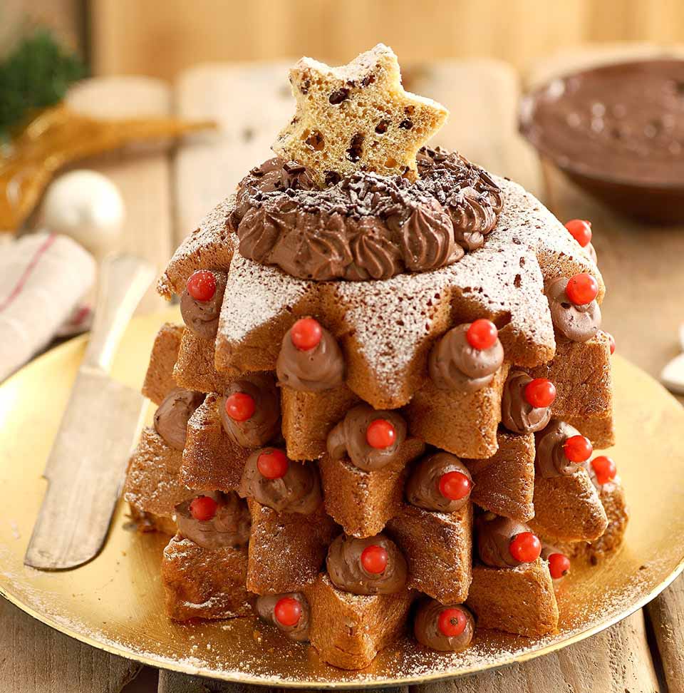 Pandoro Albero Di Natale.Ricetta Pandoro Al Cioccolato Per Natale Ricette Perugina Com