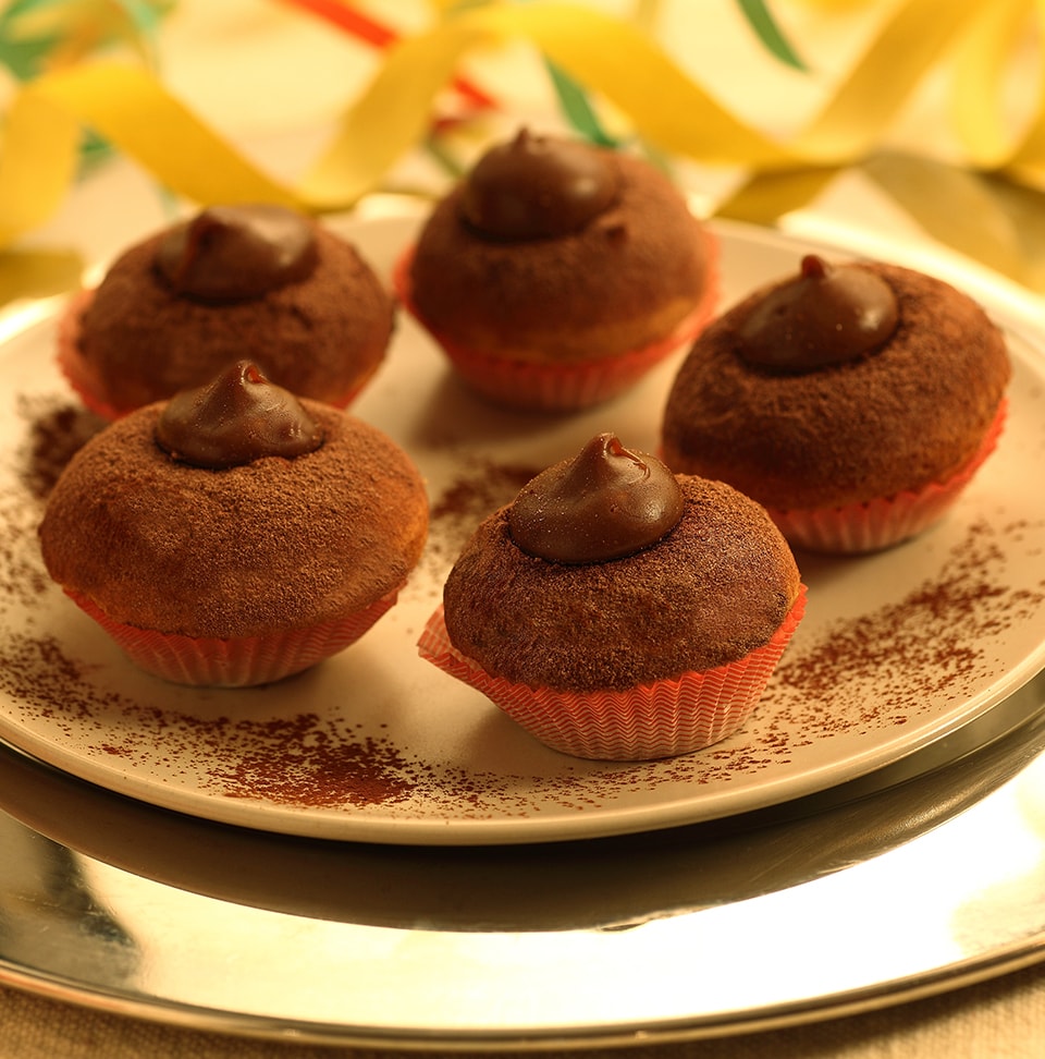 Ricetta Zeppole morbide al cioccolato e cacao