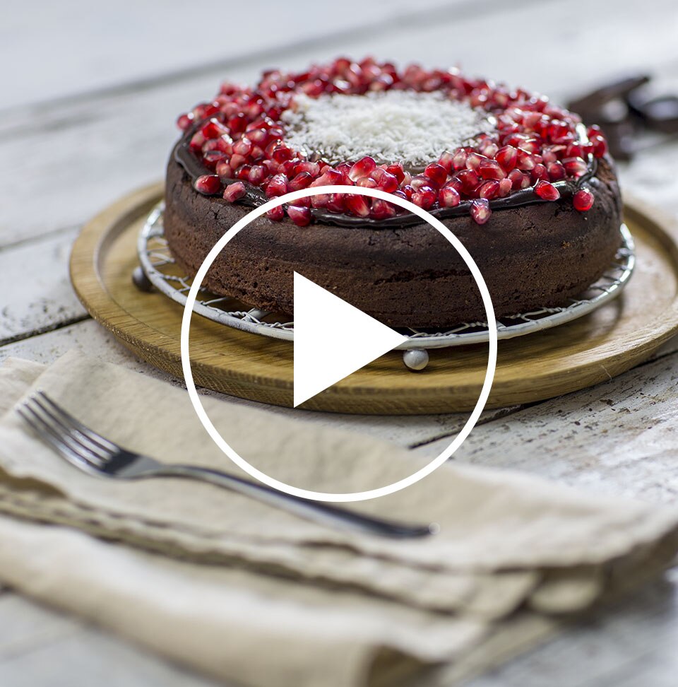 torta bigusto cocco e melograno