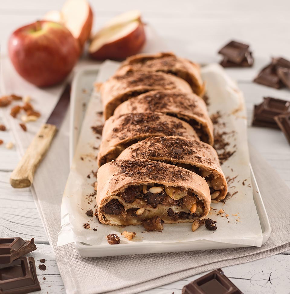 Strudel con cioccolato