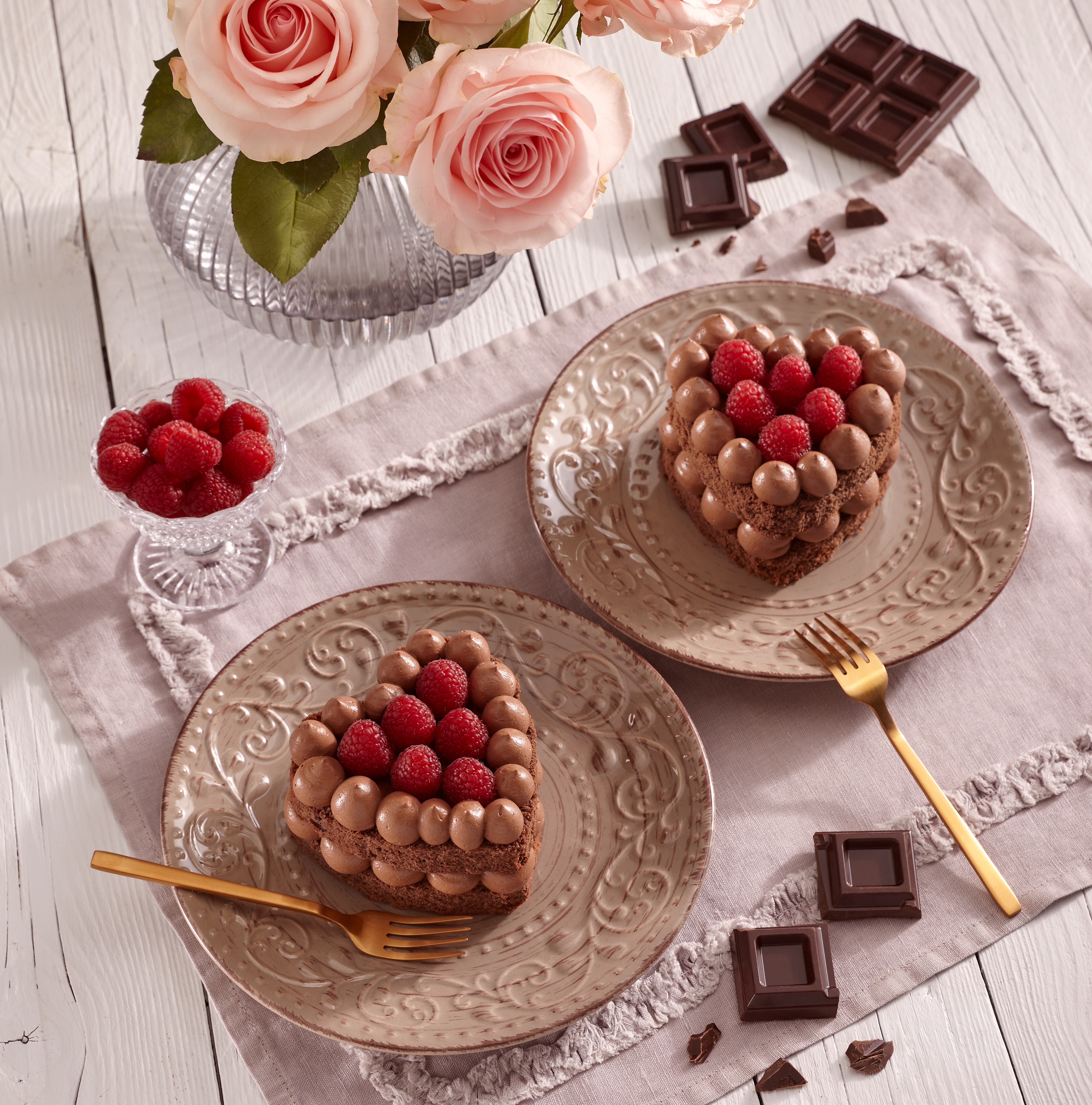 Torta al cioccolato senza glutine per San Valentino 