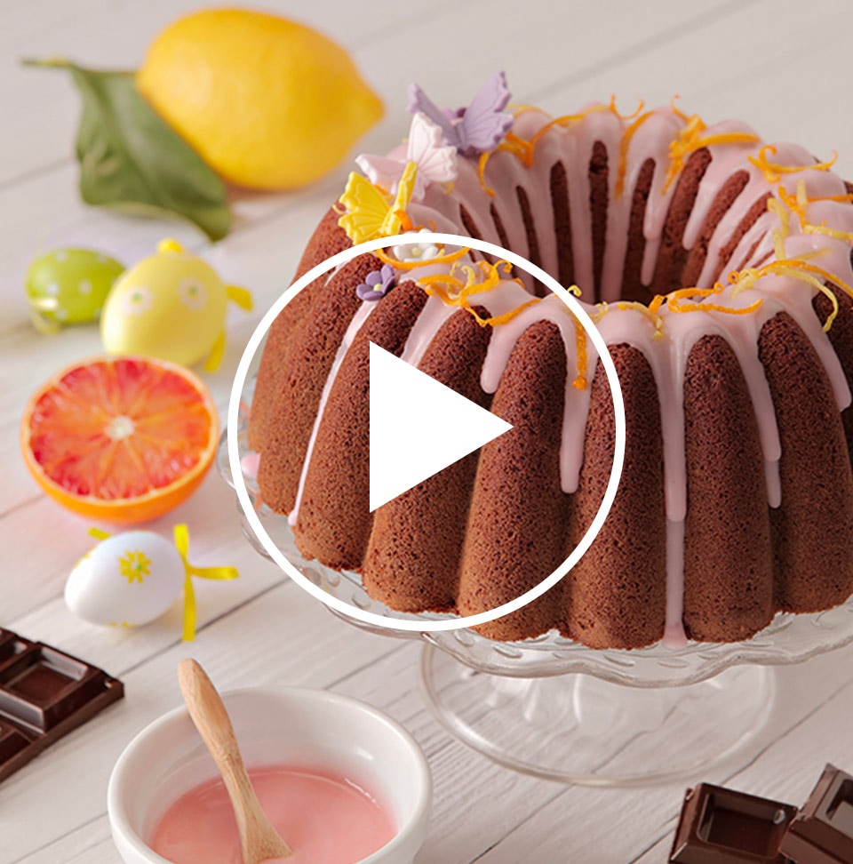 Ricetta ciambella bundt cake cioccolato e profumo di agrumi