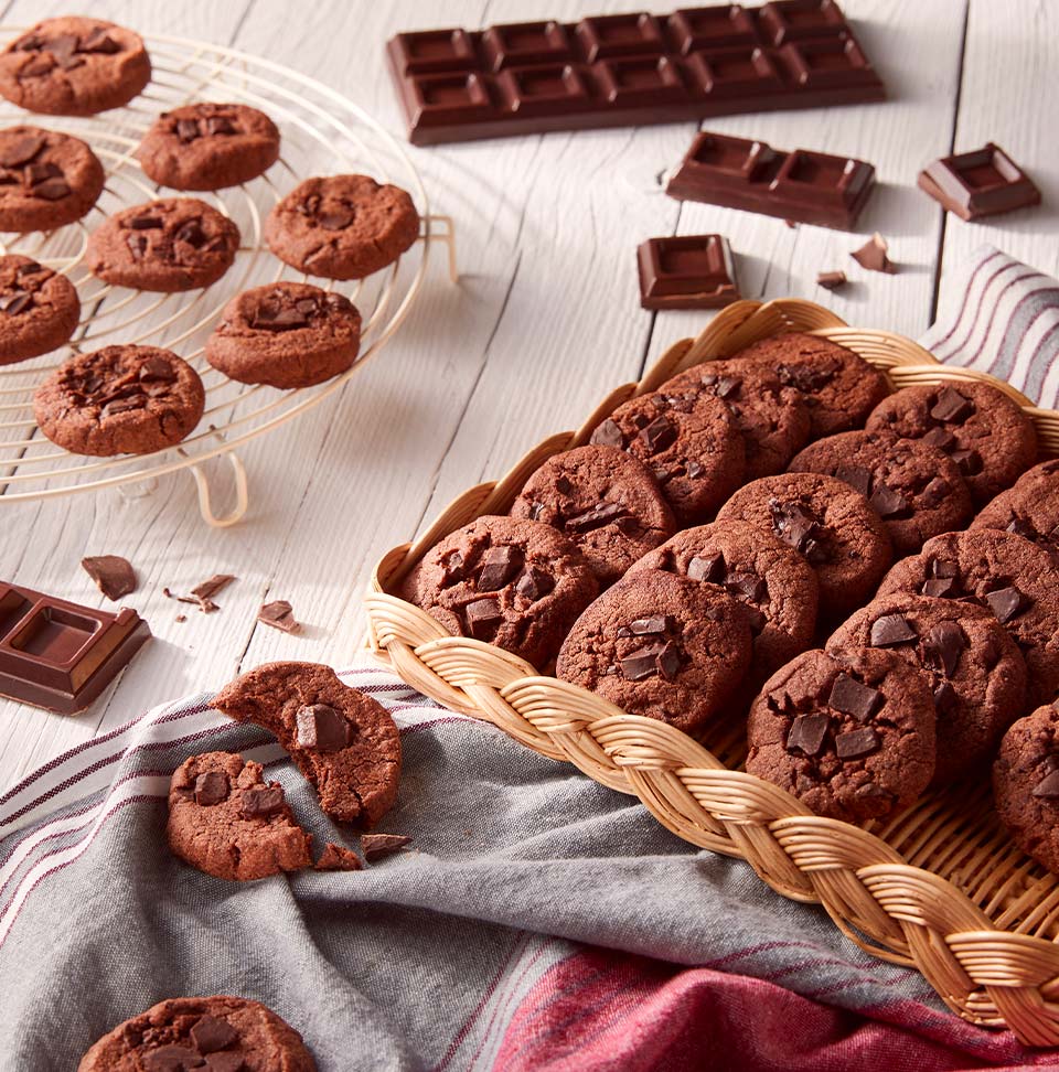 Biscotti al cioccolato senza glutine