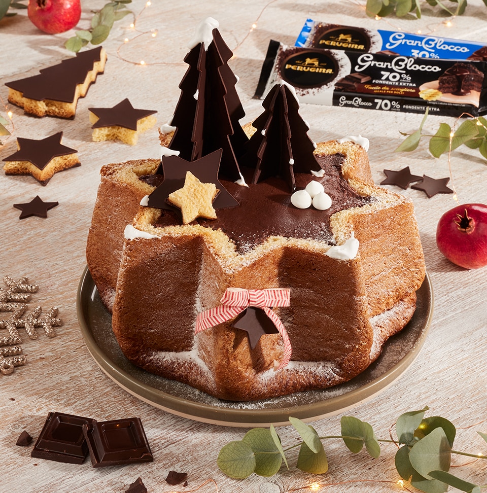 ricetta pandoro farcito con semifreddo al cioccolato fondente perugina