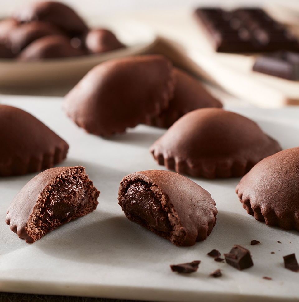 ricetta ravioli dolci di carnevale con cioccolato fondente perugina