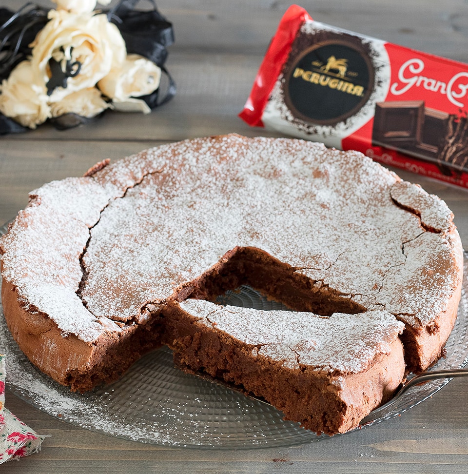 Ricetta Torta Cioccolatino con cioccolato fondente Perugina