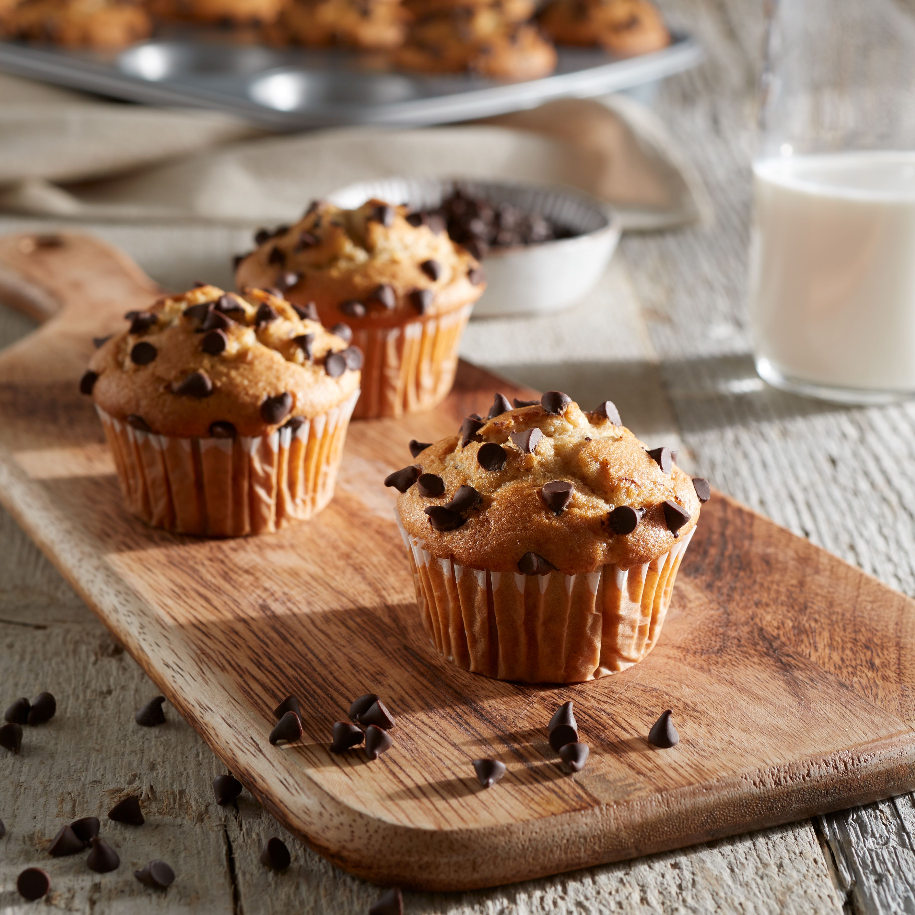 muffin con gocce di cioccolato fondente perugina