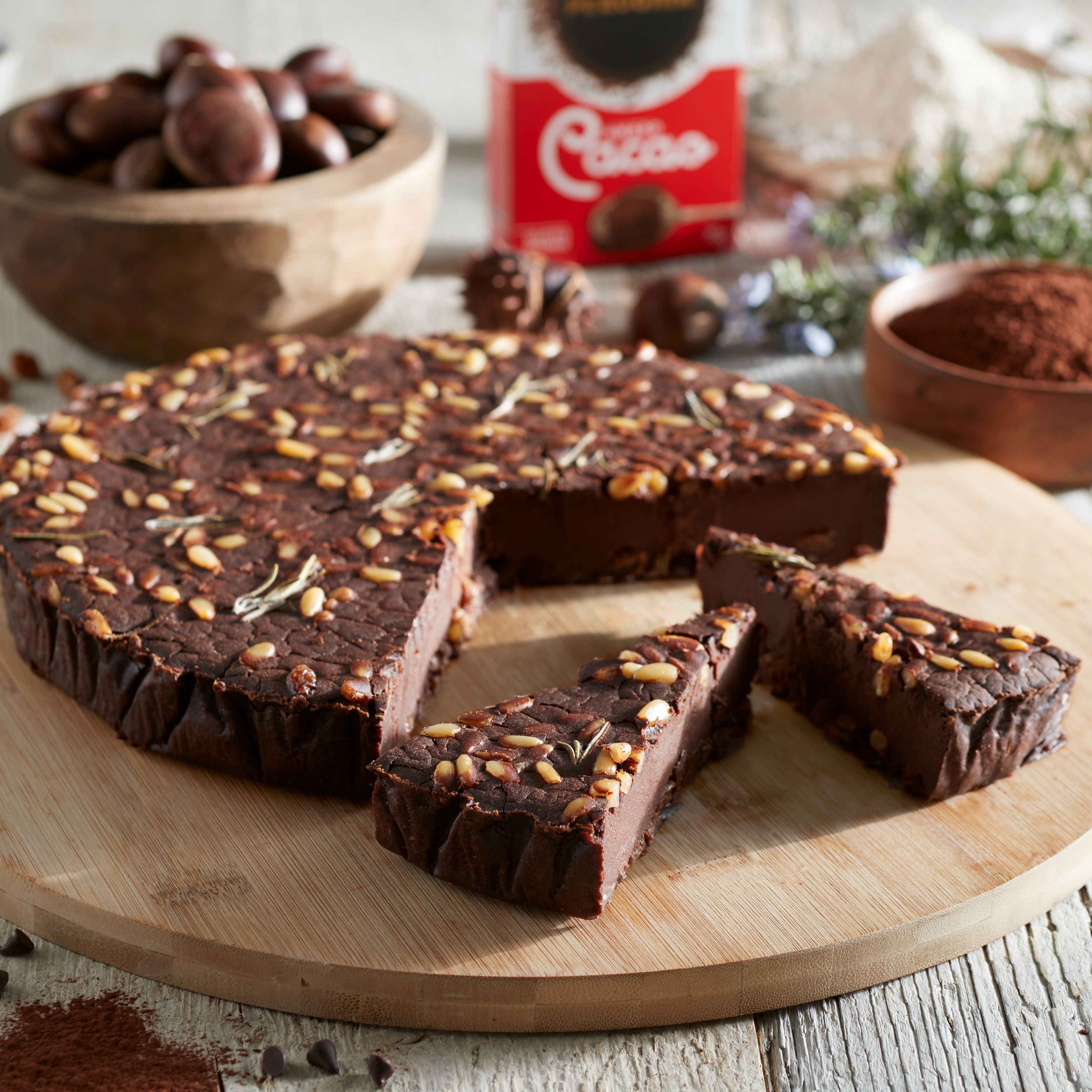 ricetta castagnaccio con cacao amaro perugina