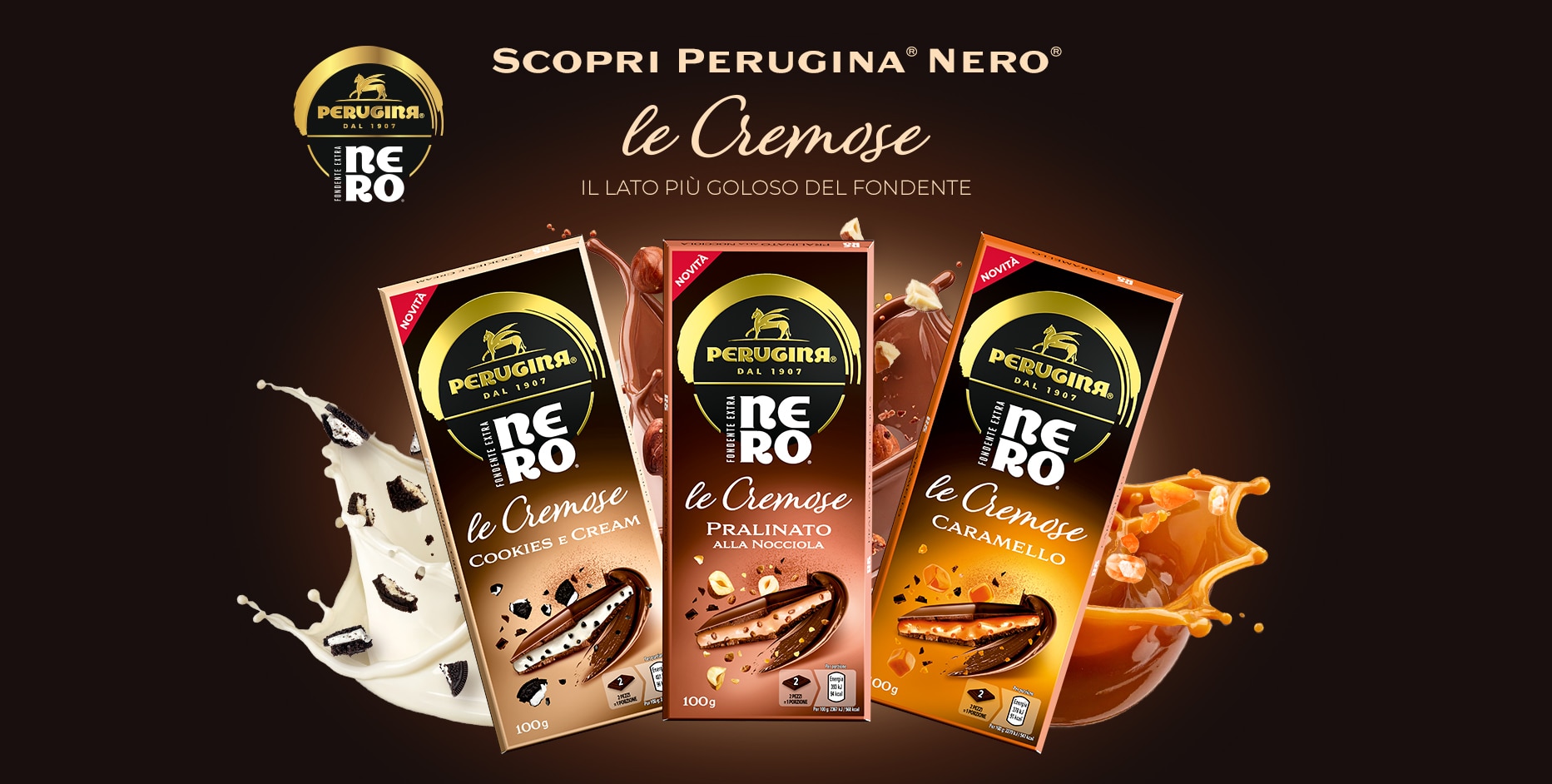 Gamma Tavolette Perugina® Nero® Le Cremose