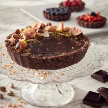 Crostata integrale cioccolato fondente
